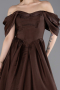 Standesamtkleid Lang Braun ABU6191
