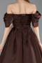 Standesamtkleid Lang Braun ABU6191