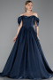 Standesamtkleid Lang Marineblau ABU6191