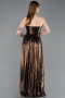 Abschlusskleid Lang Braun ABU6196