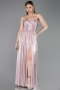 Abschlusskleid Lang Puder ABU6196