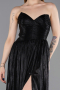 Abschlusskleid Lang Schwarz ABU6196