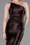 Braun Abschlusskleid Lang ABU5022