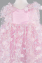 Abendkleid für Kinder Kurz Puder ABK2629