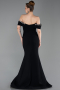 Abendkleid in Übergröße Lang Schwarz ABU6199