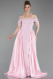 Puder Standesamtkleid Satin Lang ABU5995