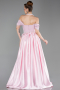 Puder Standesamtkleid Satin Lang ABU5995