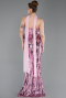 Abendkleid Lang Schuppig Puder ABU6202