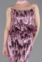 Abendkleid Lang Schuppig Puder ABU6202