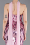 Abendkleid Lang Schuppig Puder ABU6202