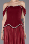 Abendkleid Lang Chiffon Weinrot ABU6203