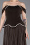 Abendkleid Lang Chiffon Braun ABU6203