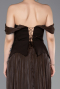 Abendkleid Lang Chiffon Braun ABU6203