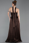 Braun Abschlusskleid Chiffon Lang ABU5957