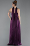 Violette Abschlusskleid Chiffon Lang ABU5957