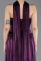 Violette Abschlusskleid Chiffon Lang ABU5957