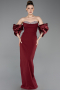 Abendkleid Lang Weinrot ABU6204