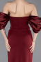 Abendkleid Lang Weinrot ABU6204