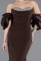 Abendkleid Lang Braun ABU6204