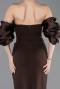 Abendkleid Lang Braun ABU6204
