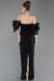 Abendkleid Lang Schwarz ABU6204