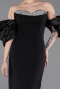 Abendkleid Lang Schwarz ABU6204