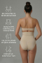 Bauch & Taille Formendes Korsett Hautfarben EM2009