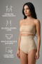 Bauch & Taille Formendes Korsett Hautfarben EM2920