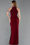 Abschlusskleid Lang Weinrot ABU6215