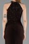 Abschlusskleid Lang Braun ABU6215