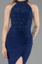 Abschlusskleid Lang Marineblau ABU6215