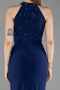 Abschlusskleid Lang Marineblau ABU6215