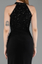 Abschlusskleid Lang Schwarz ABU6215