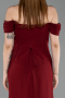 Abschlusskleid Lang Weinrot ABU6216
