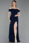 Abschlusskleid Lang Marineblau ABU6216