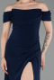 Abschlusskleid Lang Marineblau ABU6216