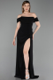 Abschlusskleid Lang Schwarz ABU6216