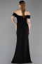 Abschlusskleid Lang Schwarz ABU6216