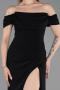 Abschlusskleid Lang Schwarz ABU6216