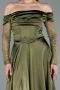 Standesamtkleid Lang Khaki ABU6219