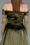 Standesamtkleid Lang Khaki ABU6219