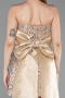 Partykleid Kurz Schuppig Gold ABK2556