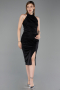 Partykleid Midi Schwarz ABK2635