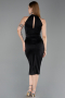 Partykleid Midi Schwarz ABK2635