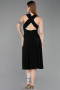 Partykleid Midi Schwarz ABK2636