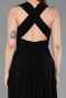 Partykleid Midi Schwarz ABK2636