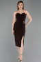 Partykleid Midi Braun ABK2637