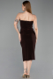 Partykleid Midi Braun ABK2637