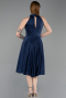 Partykleid Midi Marineblau ABK2638