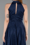 Partykleid Midi Marineblau ABK2638